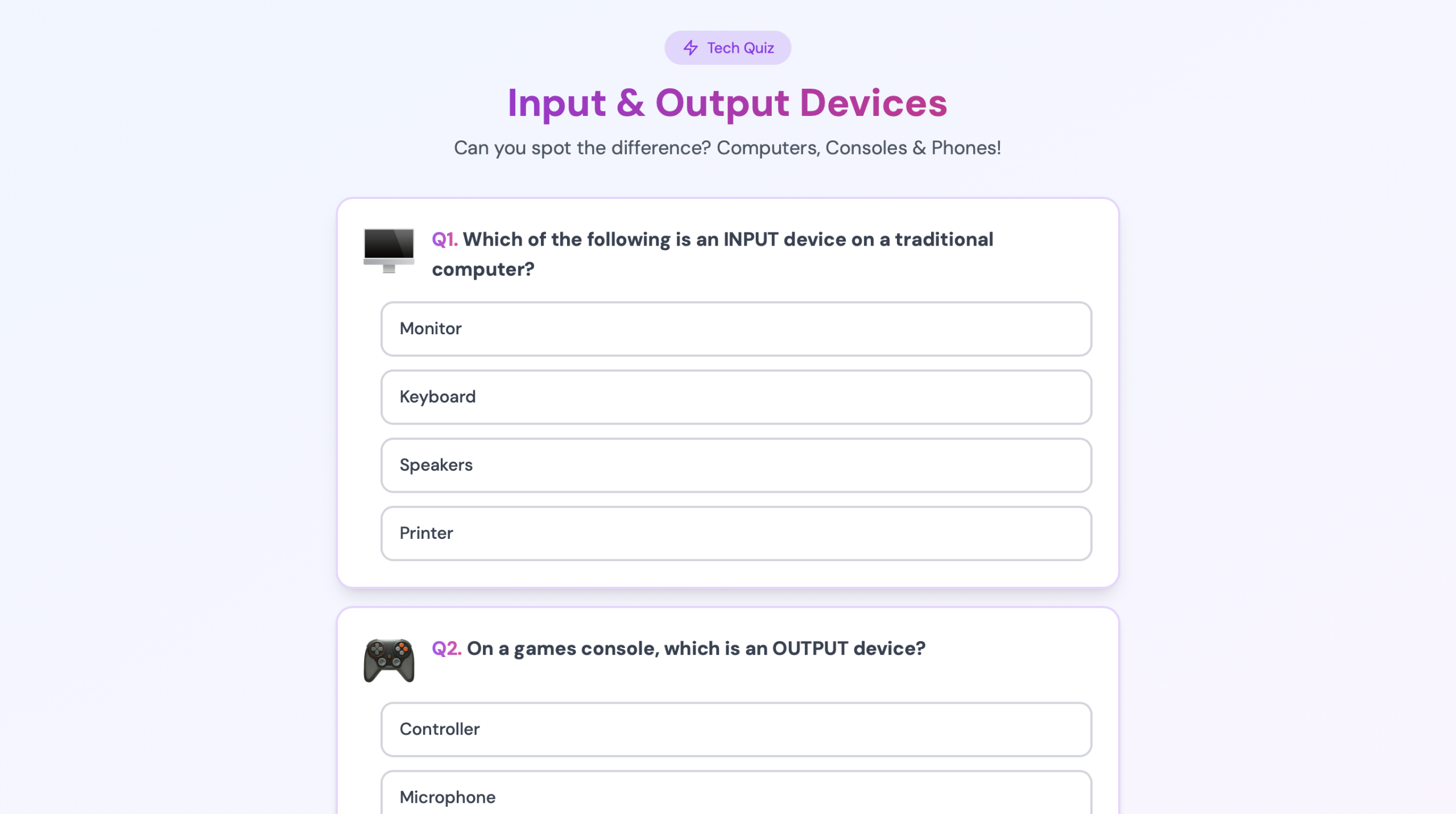 IO Quiz preview