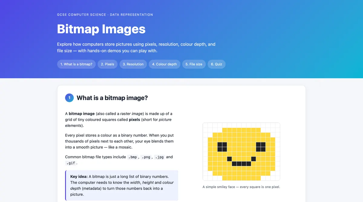 Bitmap Images preview