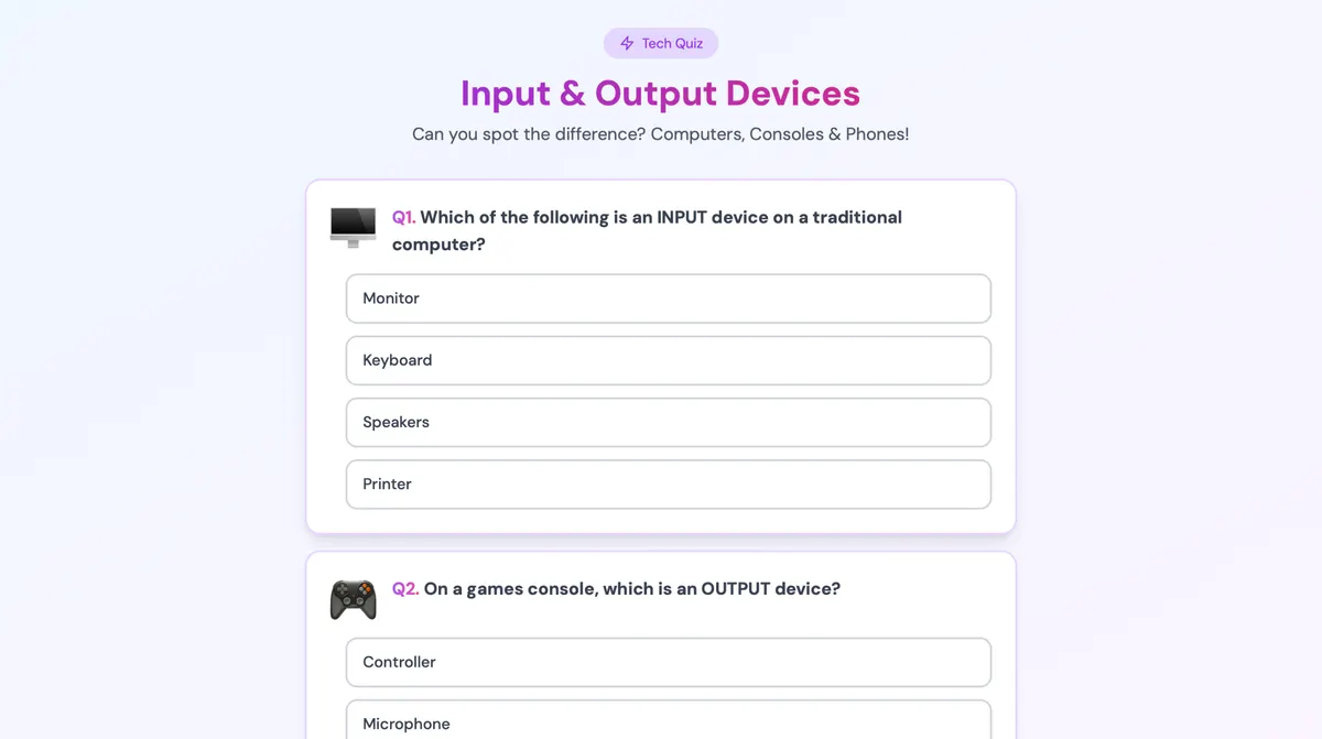 IO Quiz preview